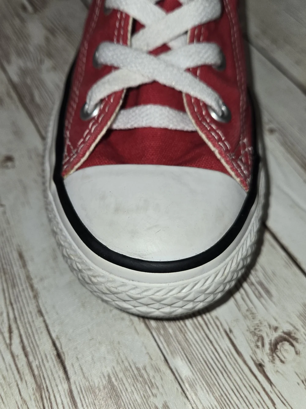 Converse All Star Red High Top Sneakers Kids Youth Size 13